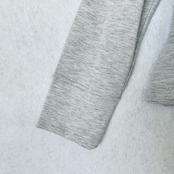 Yogalicious Sweatshirt Womens XL Gray Long Sleeves Cropped Cowl Neck Athleisure - Picture 4 of 15